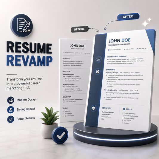 Resume Revamp Service | Transform Your Old Resume into a Job-Winning CV