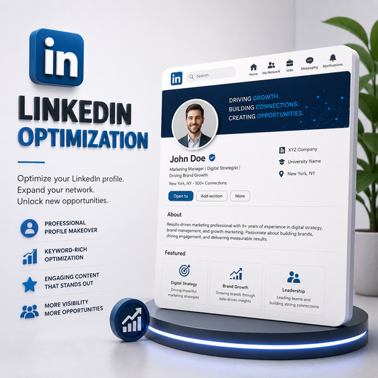 LinkedIn Profile Optimization Service | Attract Recruiters & Grow Your Career